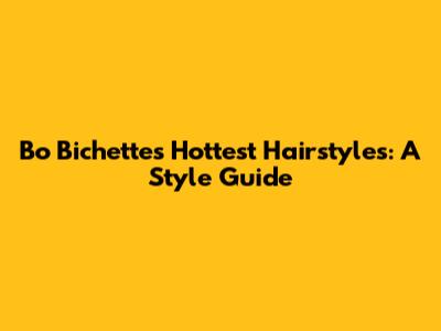 Bo Bichette's Hottest Hairstyles: A Style Guide