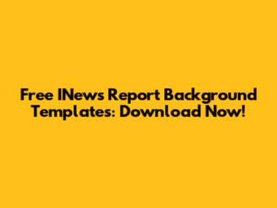 Free INews Report Background Templates: Download Now!