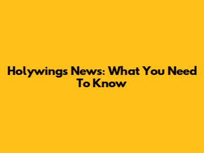 Holywings News: What You Need To Know