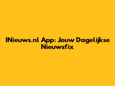INieuws.nl App: Jouw Dagelijkse Nieuwsfix