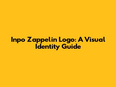 Inpo Zappelin Logo: A Visual Identity Guide