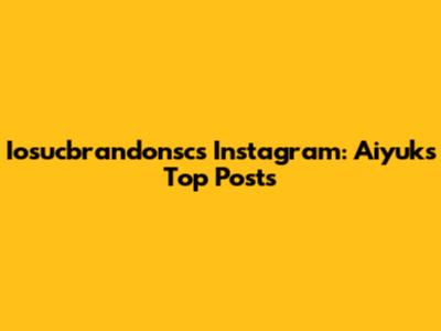 Iosucbrandonsc's Instagram: Aiyuk's Top Posts