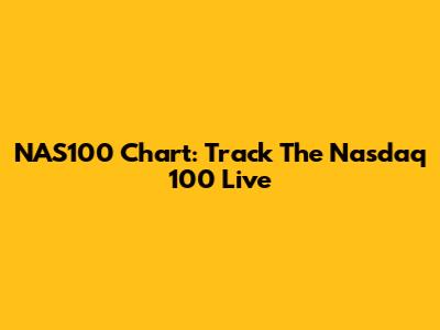 NAS100 Chart: Track The Nasdaq 100 Live