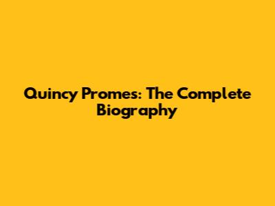 Quincy Promes: The Complete Biography