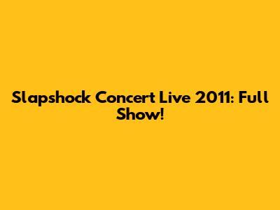 Slapshock Concert Live 2011: Full Show!