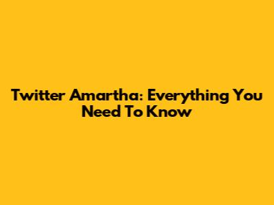 Twitter Amartha: Everything You Need To Know