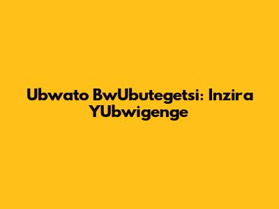 Ubwato Bw'Ubutegetsi: Inzira Y'Ubwigenge